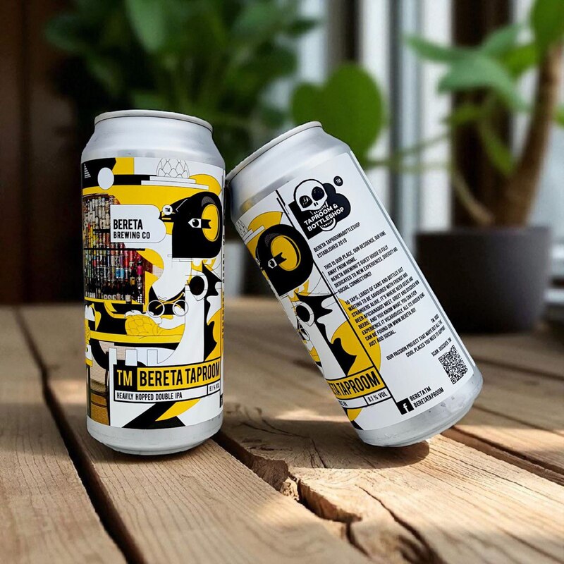 TM: Bereta Taproom - Bereta Brewing Co. IPA - Imperial / Double 440ml - 1