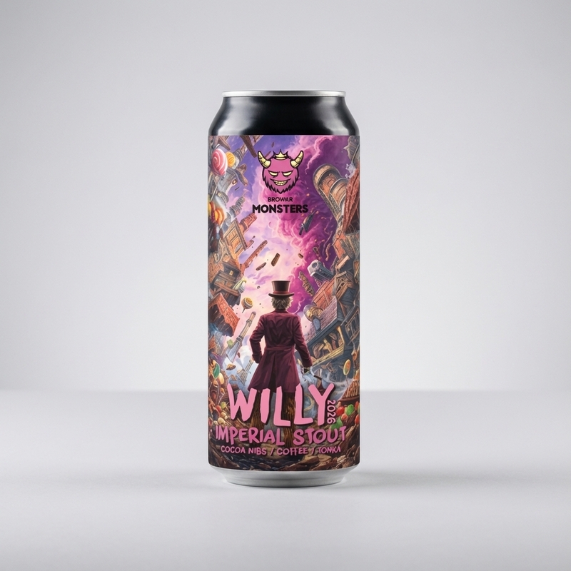 Willy 2026 - Browar Monsters Stout - Imperial / Double 500ml - 1