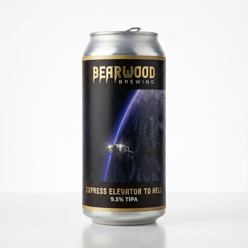 Express Elevator To Hell - Bearwood Brewing IPA - Triple New England / Hazy 440ml - 2