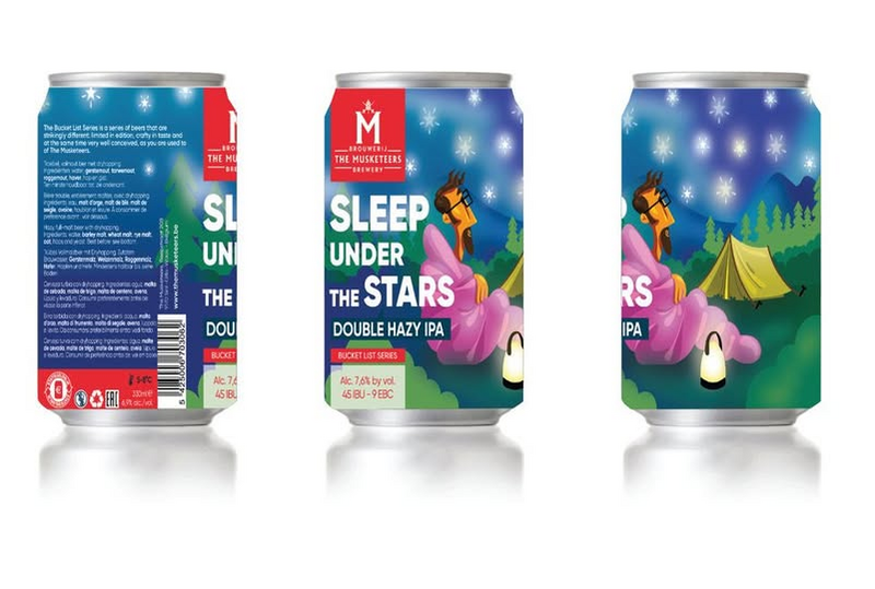 Sleep Under The Stars - Brouwerij The Musketeers IPA - Imperial / Double New England / Hazy 330ml - 1