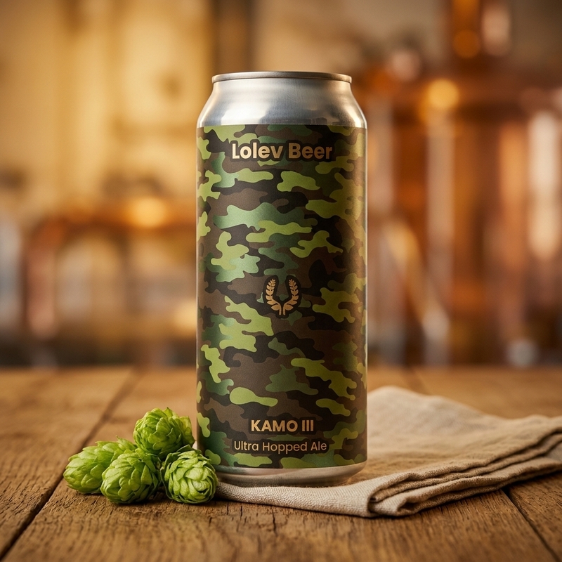 Kamo III - Lolev Beer IPA - Imperial / Double New England / Hazy 473ml - 1