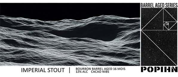Bourbon Barrel Aged 16 Mois / Cacao Nibs - Popihn Stout - Imperial / Double 330ml - 1