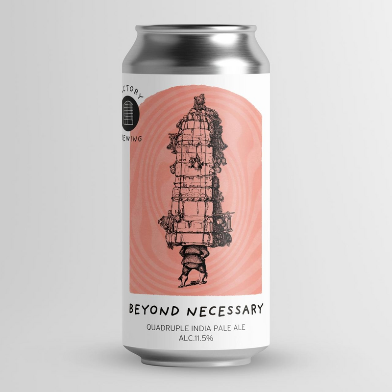 Beyond Necessary - Factory Brewing IPA - Quadruple 440ml - 1