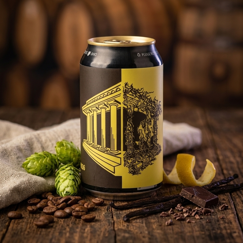Amalfi Twist Temple of Minerva - Jackie O’s Brewery Stout - Imperial / Double Coffee 355ml - 1
