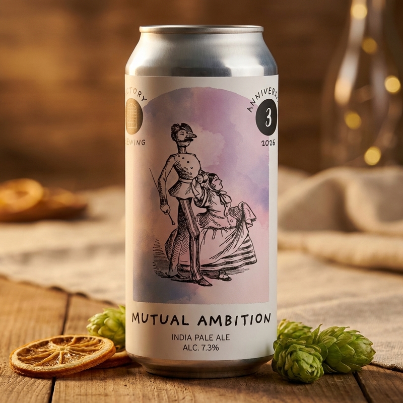 Mutual Ambition - Factory Brewing IPA - New England / Hazy 440ml - 2