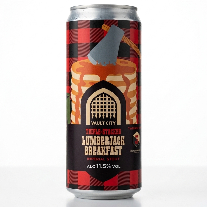 Triple Stacked Lumberjack Breakfast - Vault City Brewing Stout - Imperial / Double 330ml - 2