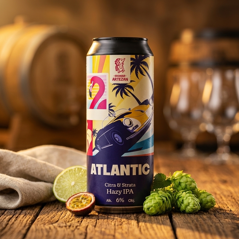 Atlantic - Browar Artezan IPA - New England / Hazy 500ml - 2