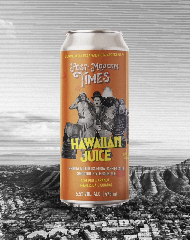 Post-Modern Times Hawaiian Juice - Cervejaria Escafandrista Sour - Smoothie / Pastry 473ml - 1