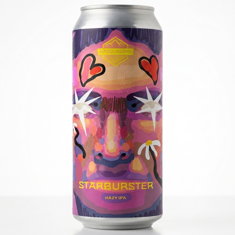 Starbursters - Basqueland Brewing IPA - New England / Hazy 440ml - 2