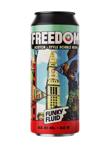 Freedom - Funky Fluid IPA - Imperial / Double New England / Hazy 500ml - 1