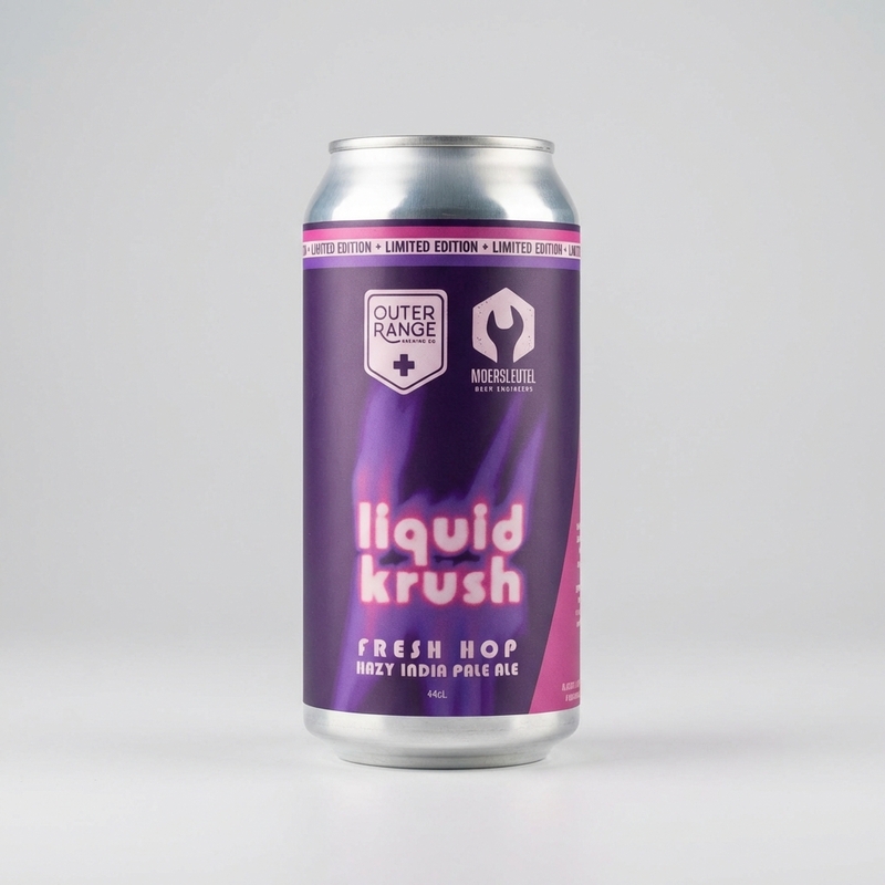 Liquid Krush - Outer Range Brewing Rockies/Alps IPA - New England / Hazy 440ml - 1