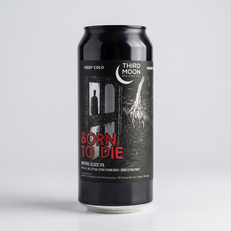 Born To Die - Third Moon Brewing Company IPA - Black / Cascadian Dark Ale 473ml - 2