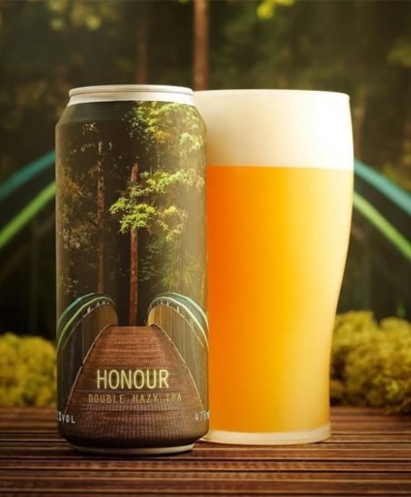 Honour - Spartacus Brewing IPA - Imperial / Double New England / Hazy 440ml - 1