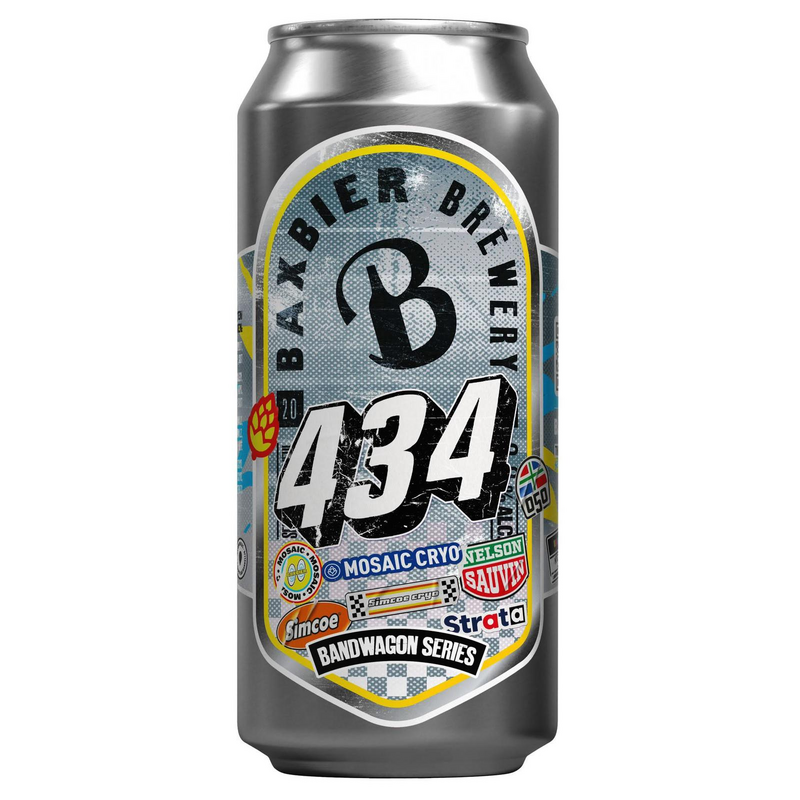 Bandwagon 434 - Baxbier IPA - Imperial / Double New England / Hazy 440ml - 1