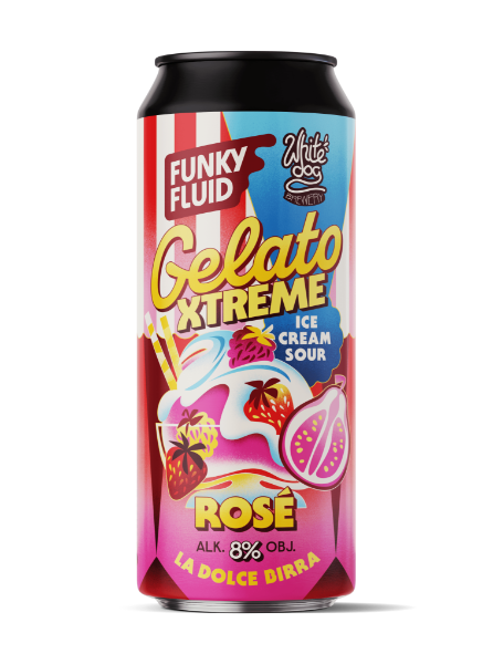 Gelato XTREME: Rose - Funky Fluid Sour - Smoothie / Pastry 500ml - 1