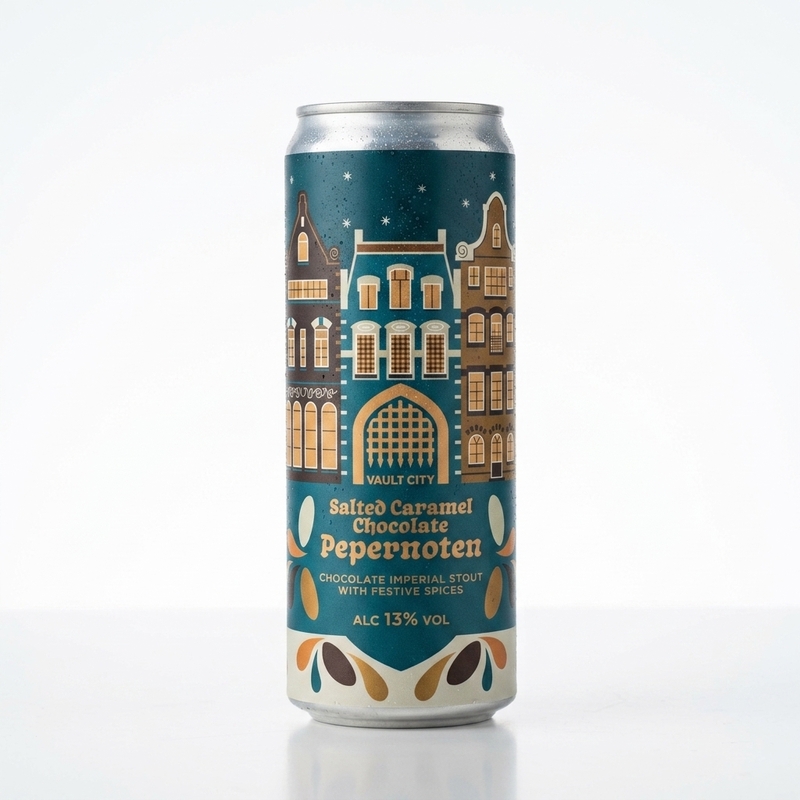 Salted Caramel Pepernoten Stout 2026 - Vault City Brewing Stout - Imperial / Double Pastry 330ml - 2