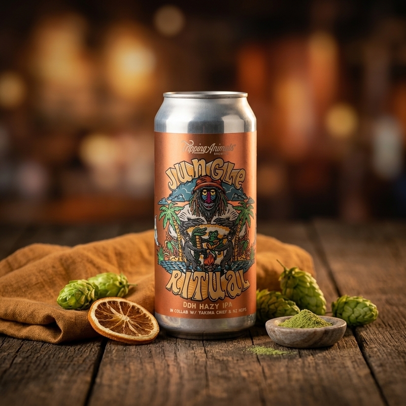 Jungle Ritual - Tripping Animals Brewing Co. IPA - New England / Hazy 473ml - 2