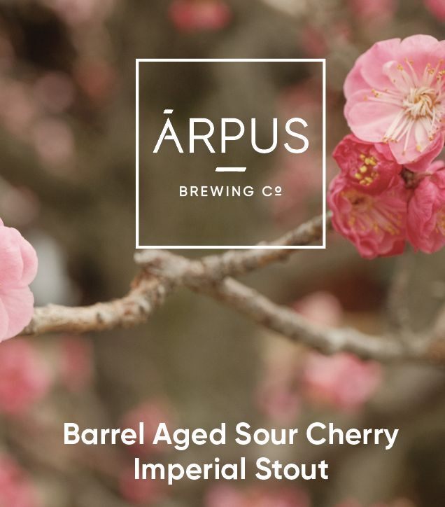 Barrel Aged Sour Cherry Imperial Stout - Ārpus Brewing Co. Stout - Imperial / Double Pastry 440ml - 1