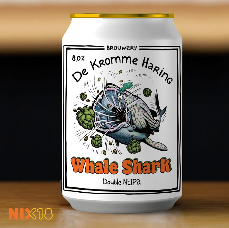 Whale Shark - De Kromme Haring IPA - Imperial / Double New England / Hazy 330ml - 1