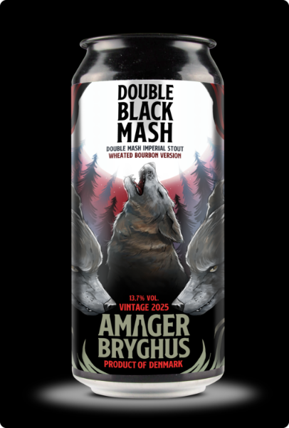 Double Black Mash (2025) Wheated Bourbon Version - Amager Bryghus Stout - Imperial / Double 440ml - 1