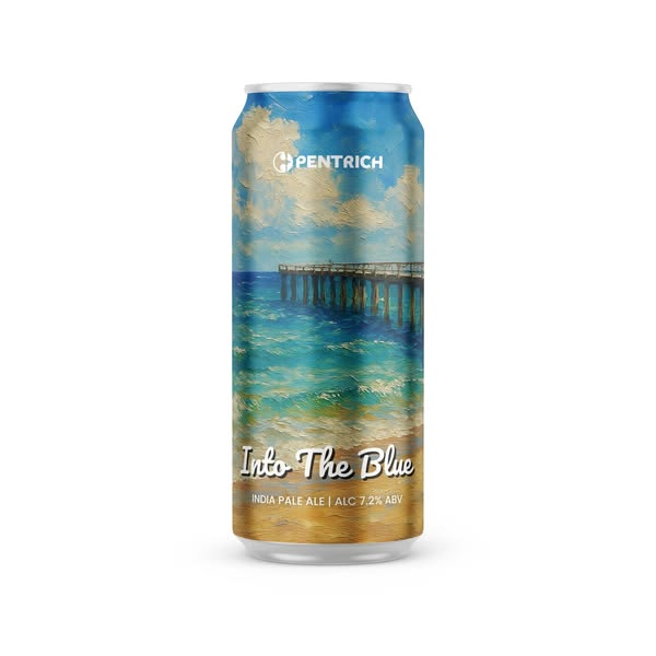 Into The Blue - Pentrich Brewing Co. IPA - New England / Hazy 440ml - 1