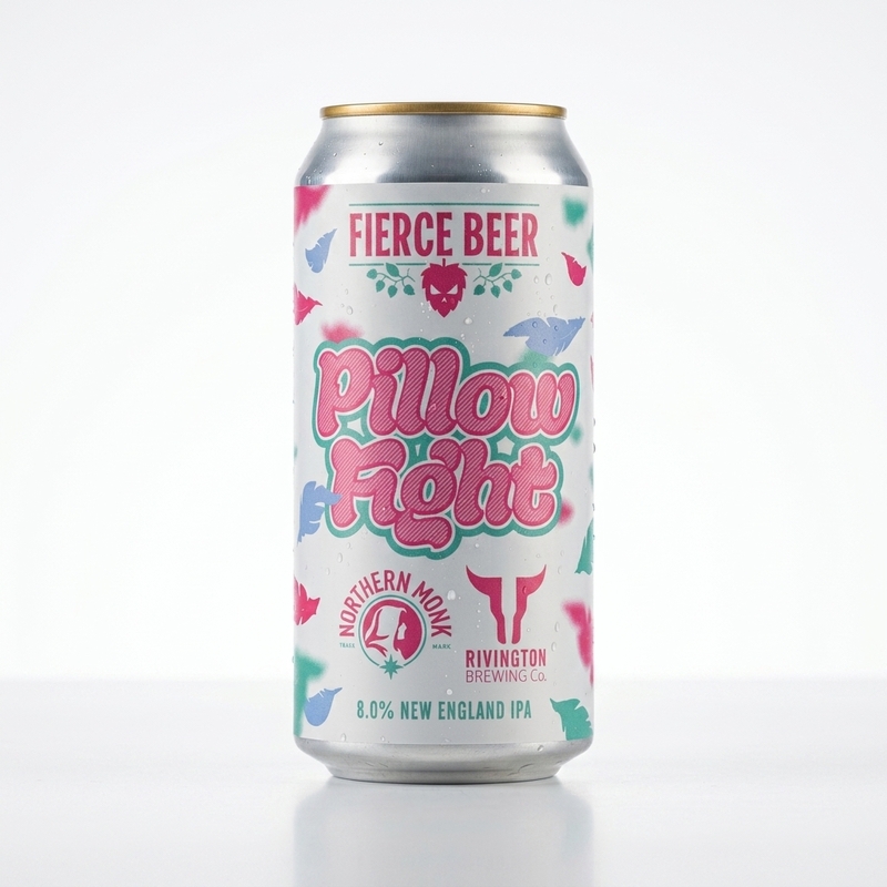 Pillow Fight - Fierce Beer IPA - Imperial / Double New England / Hazy 440ml - 1