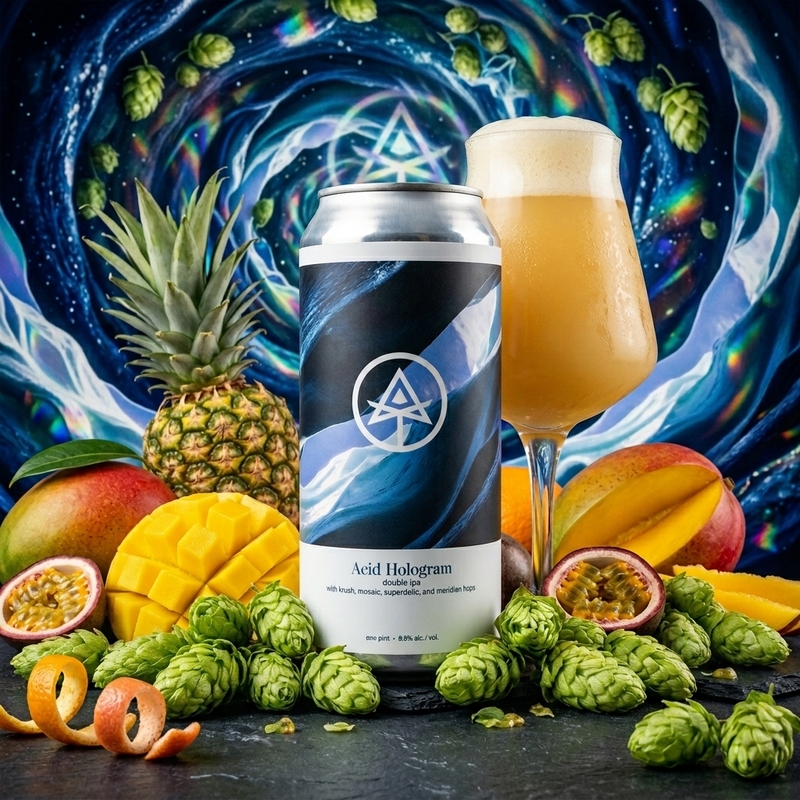 Acid Hologram - Autodidact Beer IPA - Imperial / Double New England / Hazy 473ml - 1