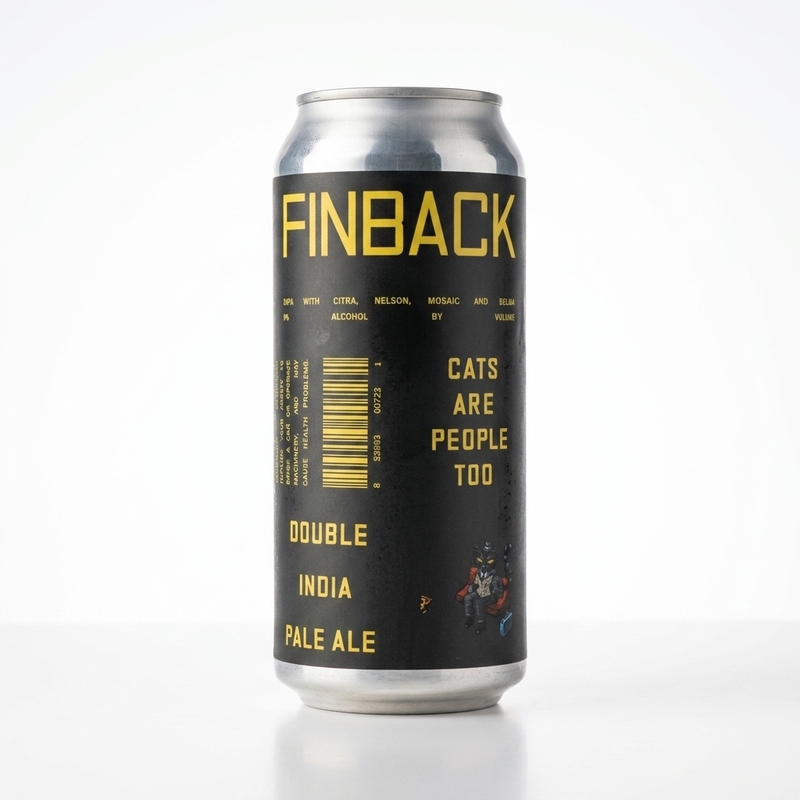 Cats Are People Too - Finback Brewery IPA - Imperial / Double 473ml - 2