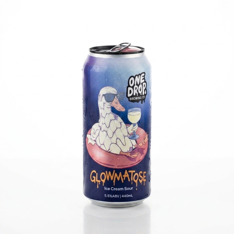 Glowmatose - One Drop Brewing Co Sour - Smoothie / Pastry 440ml - 2