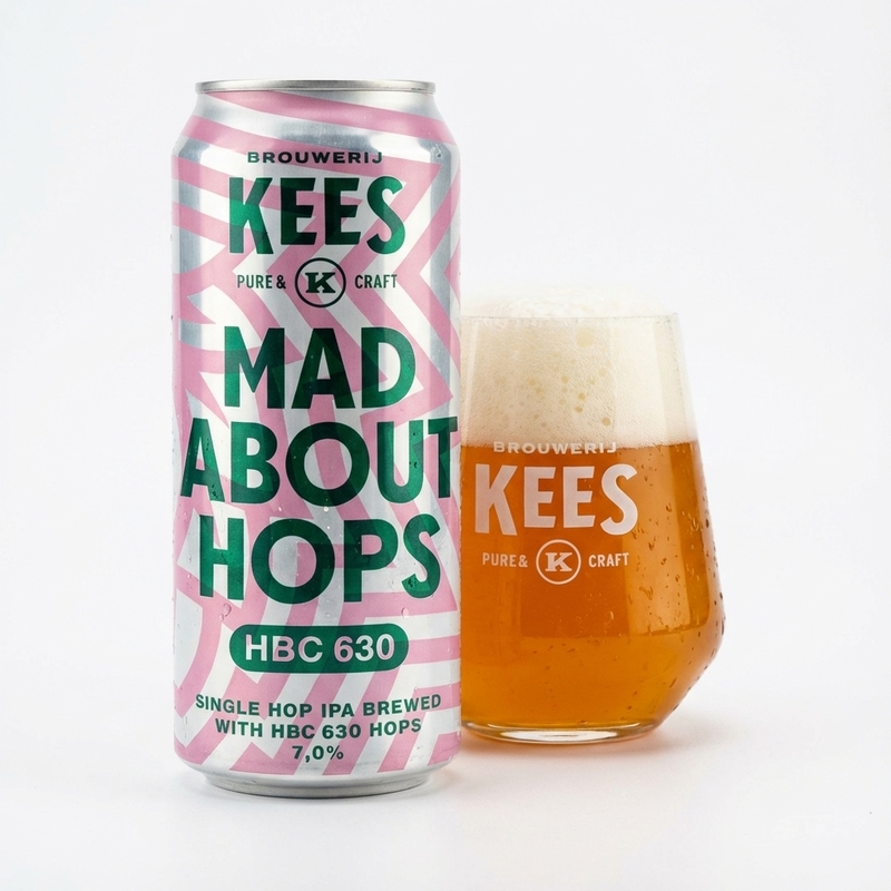 Mad About Hops: HBC 630 - Brouwerij Kees IPA - New England / Hazy 440ml - 1