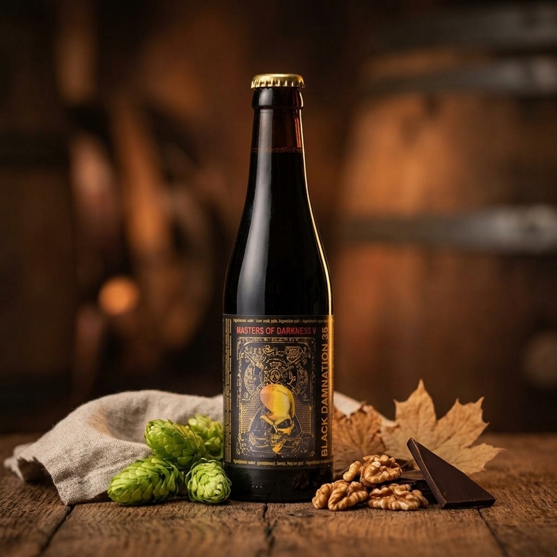 Black Damnation 35 A.K.A. Masters of Darkness V (BA Bourbon Maple) - De Struise Brouwers Stout - Imperial / Double nullml - 1