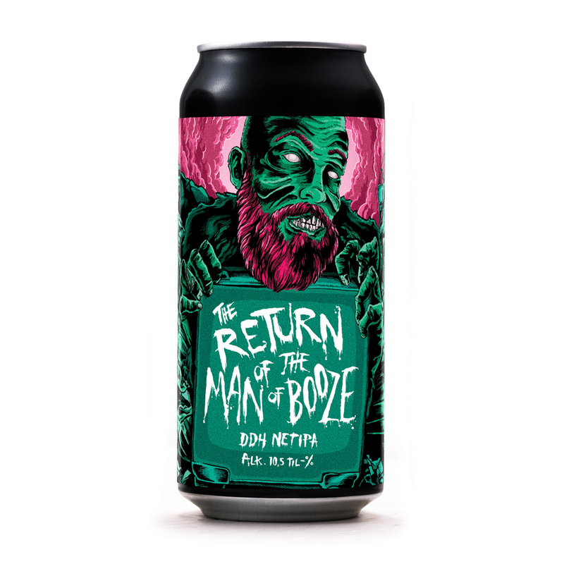 The Return of the Man of Booze - Panimoyhtiö Tuju IPA - Triple New England / Hazy 440ml - 1