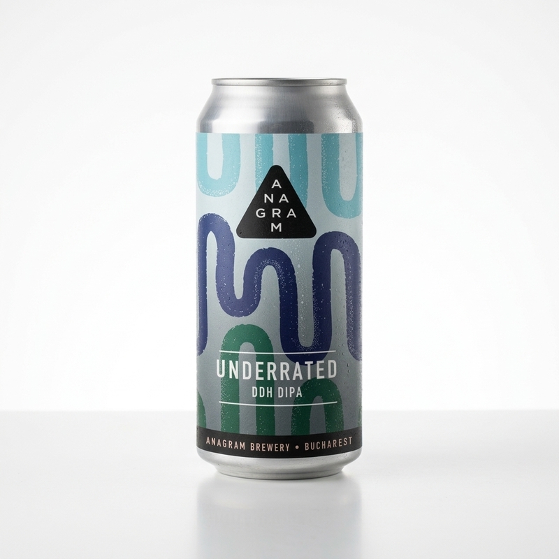 Underrated - Anagram Brewery IPA - Imperial / Double New England / Hazy 440ml - 1