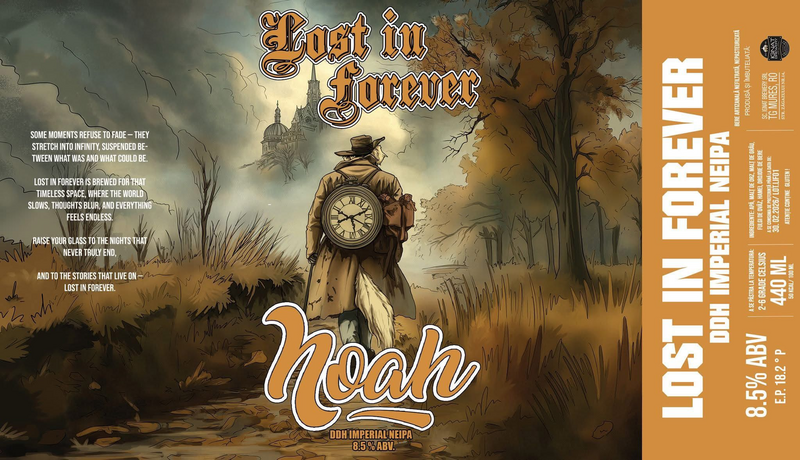 Lost In Forever - Bere Noah IPA - Imperial / Double New England / Hazy 440ml - 1