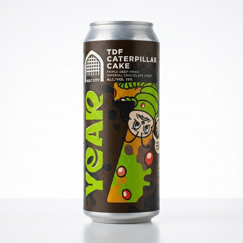 Year 7 - TDF Caterpillar Cake - Vault City Brewing Stout - Imperial / Double Pastry 330ml - 2