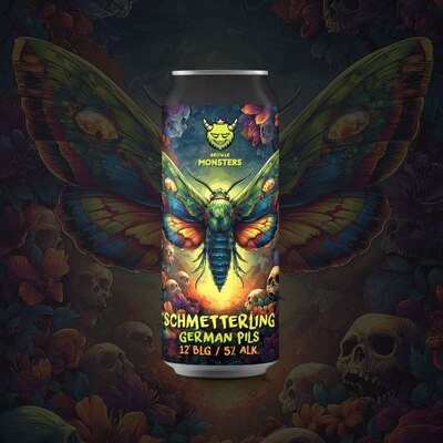 Schmetterling - Browar Monsters Pilsner - German 500ml - 1