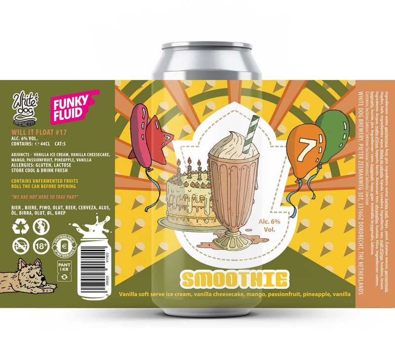 WILL IT FLOAT #17 - White Dog Brewery Sour - Smoothie / Pastry 440ml - 1