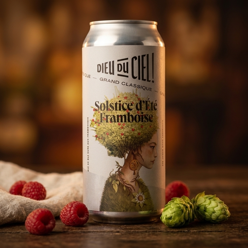 Solstice d'Eté Framboise - Brasserie Dieu du Ciel! Sour - Fruited 473ml - 1