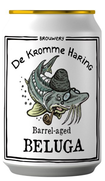 Barrel Aged Beluga De Gekroonde Brandersketel - De Kromme Haring Stout - Imperial / Double 330ml - 1