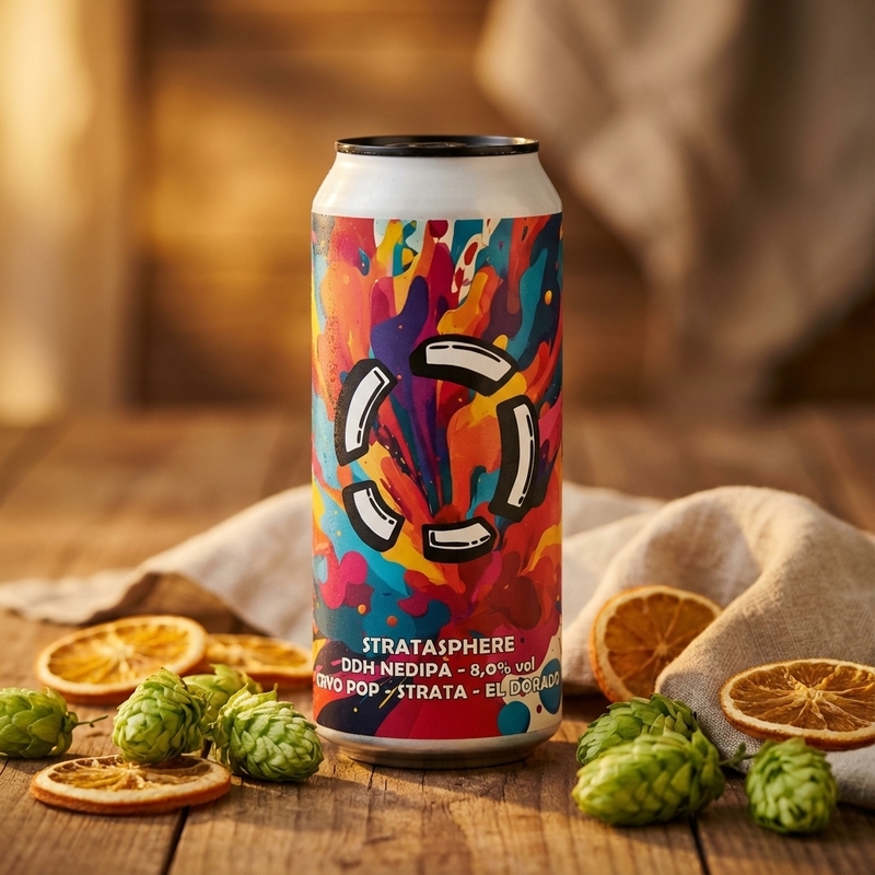 Stratasphere - Brouwerij LOST IPA - Imperial / Double New England / Hazy 500ml - 2