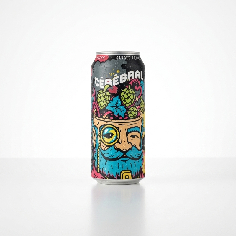 Cérébral - BreWskey IPA - Imperial / Double New England / Hazy 473ml - 2