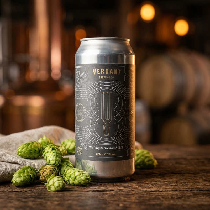 We Sing At Six And A Half - Verdant Brewing Co IPA - New England / Hazy 440ml - 1