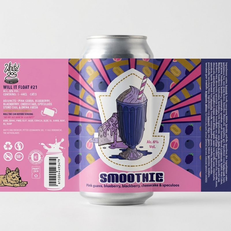 Will It Float #21 - White Dog Brewery Sour - Smoothie / Pastry 440ml - 1