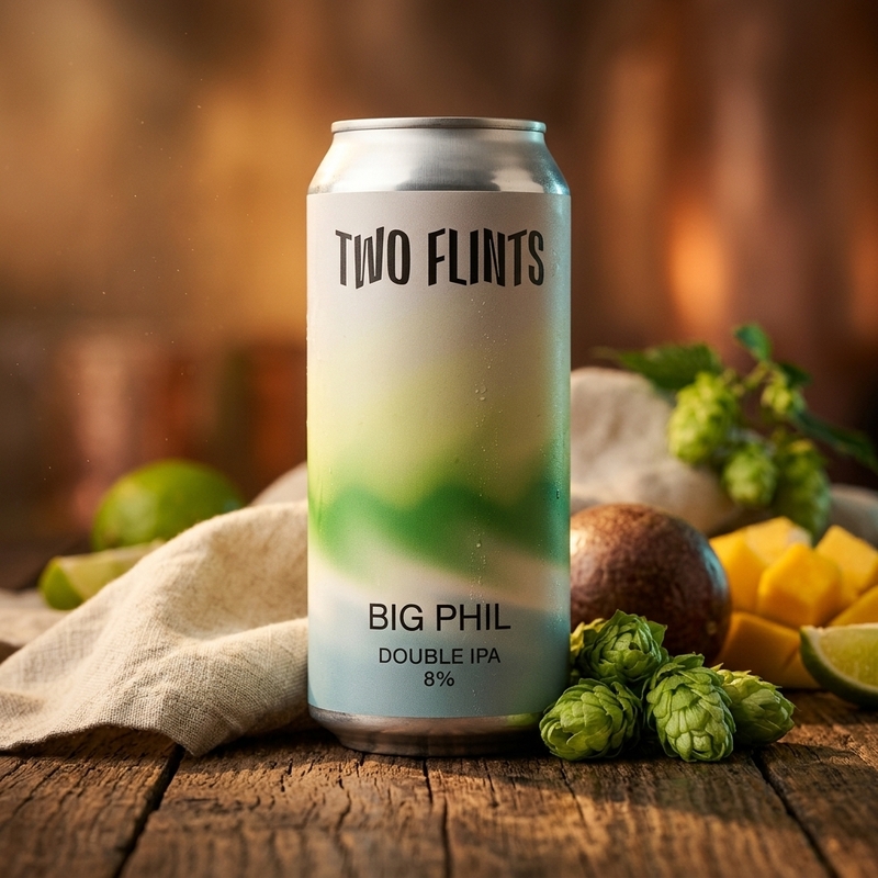 Big Phil (2026) - Two Flints IPA - Imperial / Double New England / Hazy 440ml - 1