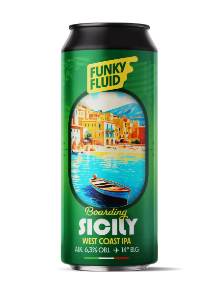 Boarding: Sicily - Funky Fluid IPA - American 500ml - 1