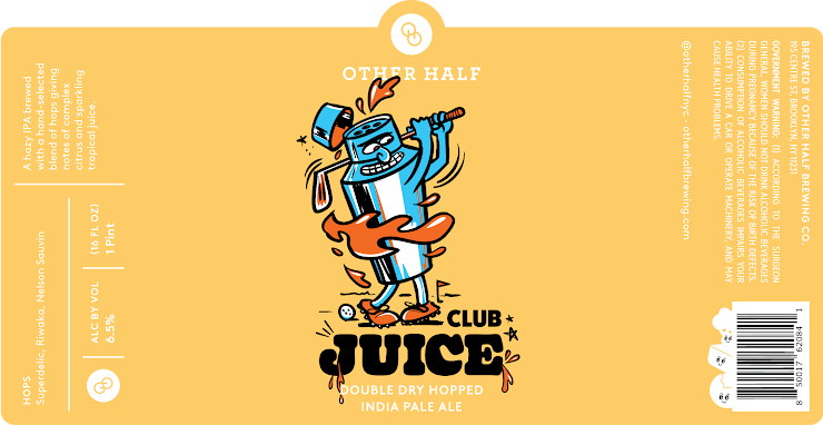 Club Juice - Other Half Brewing Co. IPA - New England / Hazy 440ml - 1