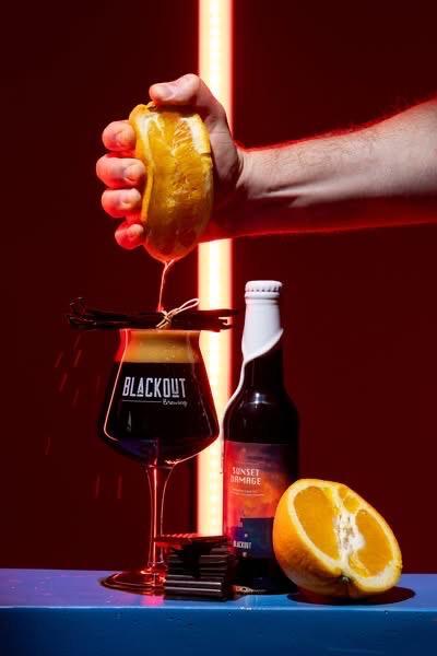 Sunset Damage - Blend Bourbon & Port BA - Blackout Brewing Stout - Imperial / Double 330ml - 1