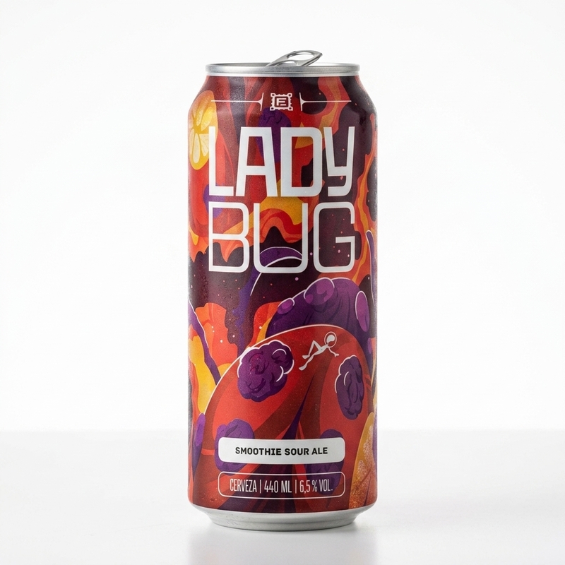 Ladybug - Morning Glory Series - Cervejaria Fermi Sour - Smoothie / Pastry 440ml - 1
