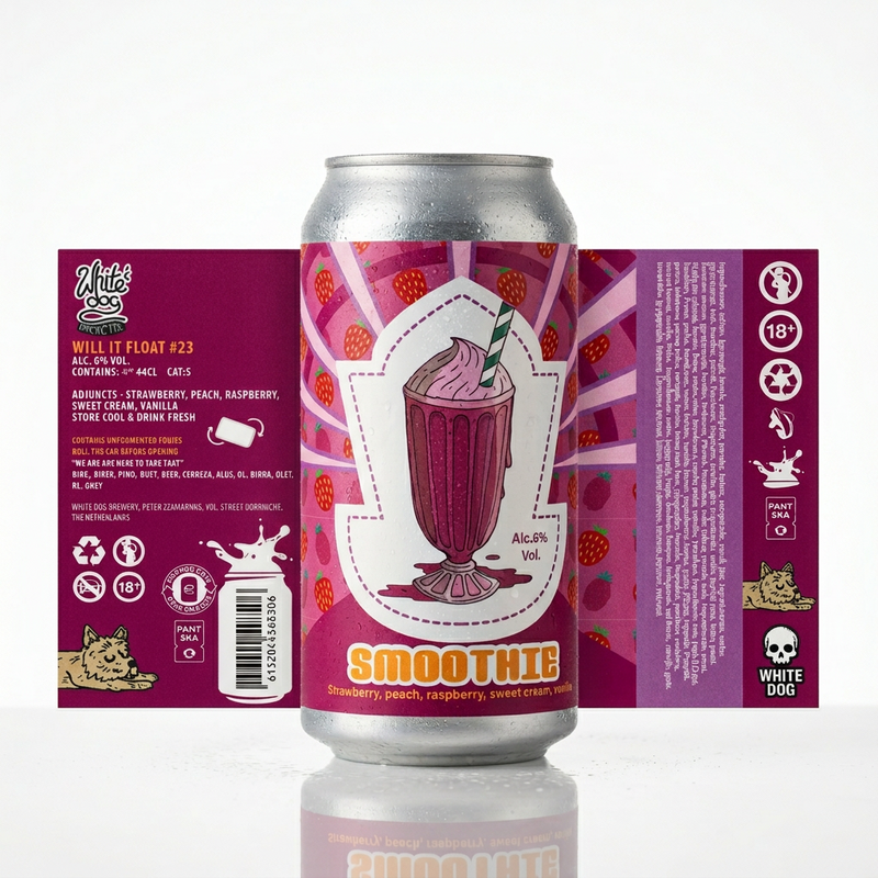 Will It Float 23 - White Dog Brewery Sour - Smoothie / Pastry 440ml - 1