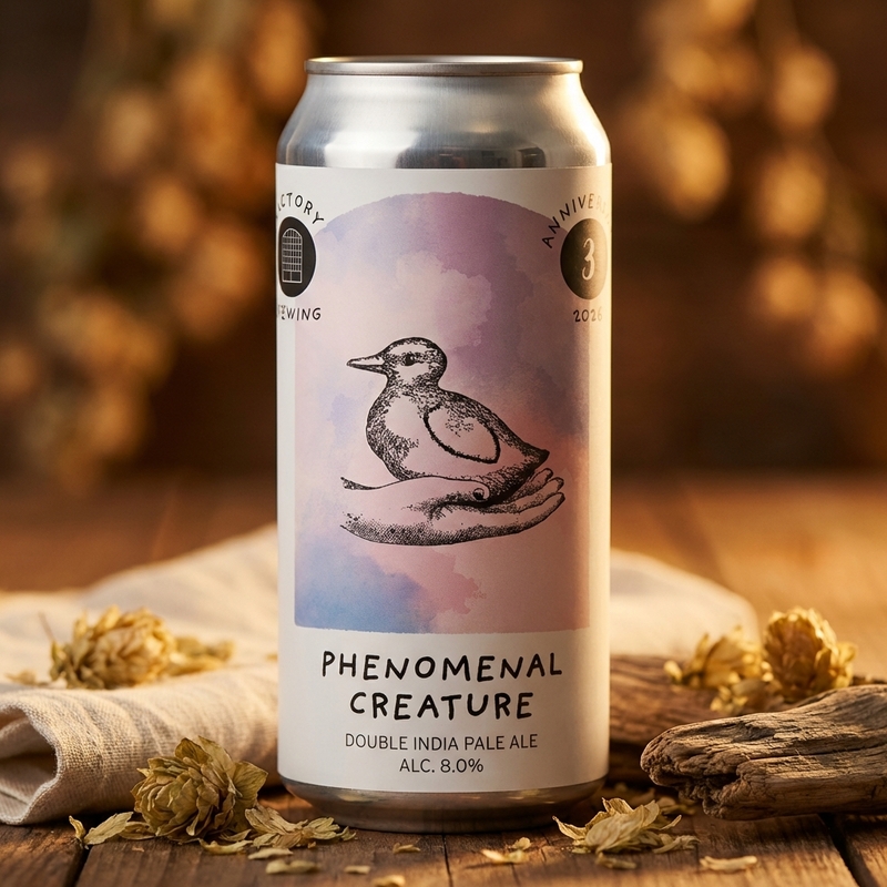 Phenomenal Creature - Factory Brewing IPA - Imperial / Double New England / Hazy 440ml - 2